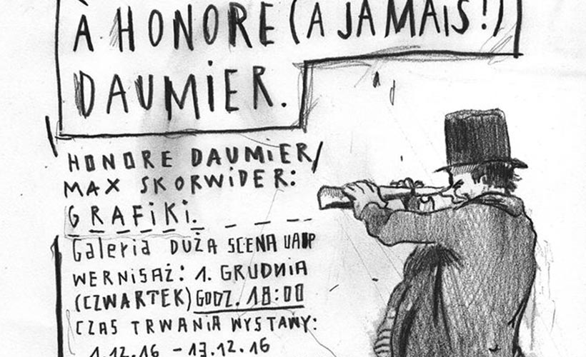 plakat honneur pour daumier